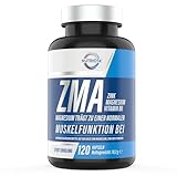 ZMA Max Kapseln – Hochdosierte Zink-, Magnesium- und Vitamin-B6 Präparat – 120 Kapseln – Muskelregeneration, besserer Schlaf und Immununterstützung – Von Nutriota