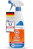 Milbenspray für Matratzen und Polster 500 ml - speziell für Hausstaub-Allergiker - Milben-Spray mit Sofort- & Langzeitschutz als Abwehr-Mittel gegen Hausstaubmilben - effektiv & laborgeprüft