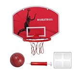 Basketballreifen ohne Bohren: langlebiges PVC-Hängebrett, Innenwandring | Mini-Basketballbrett mit einfacher Installationseigenschaft, lustiges Basketballspiel für Kinder