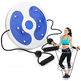 mizikuu Twist Waist Disc mit Zugseil, Magnet Balance Board Pedal Multifunktions Torsion Disc Board Drehscheibe Waist Wriggling Plate Übungen Fitnessgerät für Hüften und Taille Fitness und Bewegung