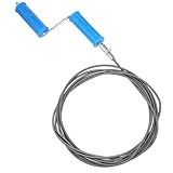 VALICLUD Rohrreinigungswelle Flexibel Spirale Abflussreiniger für Küche Bad Dusche Anti Sanitär Werkzeug Manuell und Elektrisch Einsetzbar