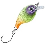 Balzer Trout Attack Crank Wobbler Thunder 3cm 2g - Forellenwobbler, Farbe:Lila-Gelb-Orange