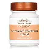 Schwarzer Knoblauch Kapseln I Natürliche Dosierung mit 250 mg ohne synthetische Ersatzstoffe I Fermentiert & Geruchslos (45 Stk) 100% Vegane Herstellung Deutschland I Naturheilkunde BÄRBEL DREXEL®