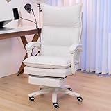 Ergonomischer, bequemer Liegestuhl mit Lendenwirbelstütze, verstellbarer Gaming-Bürostuhl mit Fußstütze, um 360° drehbarer Sitz, leise, verschleißfeste Rollen für ultimativen Komfort