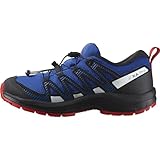 Salomon XA Pro V8 Climasalomon Waterproof Kinder Outdoor-Schuhe, Präzise Passform, Grip in jedem Gelände, Sportlicher Look, Lapis Blue, 34