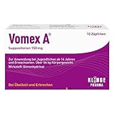 Vomex A Suppositorien 150 mg, 10 St. Zäpfchen