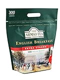 Ahmad Tea - English Breakfast - Schwarzer Frühstückstee - Assam & Ceylon Tee - Englische Teebeutel ohne Band mit 2g Tee pro Portion - Großpackung mit 300 Teebeuteln