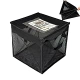 Lpsdssre Außenmülleimer | 125 Liter Mülleimer Mit Deckel,Klappbarer Abfalleimer Für Terrasse Garten Haus Garage