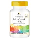 Beta Carotin 15mg - 100 Softgels für 100 Tage, Carotinoid, Provitamin A | Warnke Vitalstoffe - Deutsche Apothekenqualität