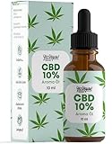 CBD Öl 10% - Vollspektrum CBD Tropfen mit Hanföl - 1000mg Cannabidiol - Deutsches Unternehmen (1x 20% CBD (10 ml))