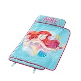 Disney Little Mermaid Ariel Kleinkind-Schlafmatte mit integrierter Decke und Kissen, 50,8 x 116,8 cm (B x L)