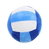VILLCASE Plüsch Volleyball Kissen Soft Gefüllt Kuscheliges Sportliches Dekokissen Für Volleyball Fans Gemütliches Sofaaccessoire Geschenkidee