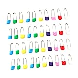 ibasenice 100 Stück Baby-sicherheitsringe Kunststoff Mit Verriegelung Größe L Stahl Für Windeln Stillen Leicht Zu Öffnen Und Zu Verwenden