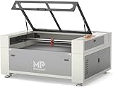 MONPORT 150W CO2 Laser Graviermaschine 1600 x 1000mm Lasergravierer Laserschneider Industrielle Gravurmaschine mit Autofokus, Luftunterstützung, Kühler für Metall, Holz