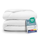 Beautissu Allergiker Bettdecke 135x200 cm Ganzjahresdecke Übergangsdecke Steppdecke 135x200 Warm Atmungsaktiv Mikrofaserdecke 135x200 – Duvet Blanket Mono Ganzjahresbettdecke Schlafdecke BeauNuit MD