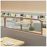 Schreibtisch-Sichtschutzwand aus Metall, 1 m x 30 cm, niedriger Zaunschutz für Büro, Schule, Bibliothek und Restaurant, stilvolle Metall-Trennwand für mehr Privatsphäre und Geräuschreduzierung