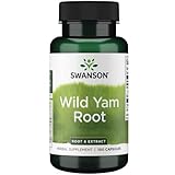 Swanson, Wild Yam Root & Extract, hochdosiert, 100 Kapseln, Laborgeprüft, Sojafrei, Glutenfrei, Ohne Gentechnik