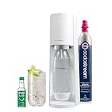 SodaStream Terra Sprudelwasserbereiter (weiß) mit CO2, DWS-Flasche und Bubly Drop