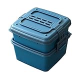 VOSMII Lunchbox Lunch Box Container, große Kapazität Doppel Lunchbox Lunchbox, Eiskalte frische Lunchbox, portable Picknick-Box (2000 ml) (Farbe: blau)(Blue)