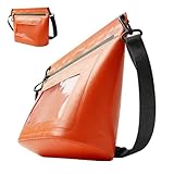 Bsbkoj Wasserdichte Schwimmtasche, tragbare Handytasche, 26,7 x 10,9 cm, Tauchrucksack mit Trockendichtung, robuster PVC-Caddy, Schulterschlinge mit Schnallenverschluss, Rafting-Ausrüstung für Outdoor