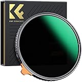 K&F Concept Nano-X 52mm ND Filter Variabler Graufilter ND2-400 (1-9 Stop) Vario ND Filter mit Filtertasche