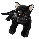 Schwarze Katze Plüschtier, Süßes Kätzchen Plüschkätzchen Spielzeug Für Kinder Jungen Mädchen | Kuscheltier Plüschkatze Für Kleinkinder, Geburtstag, Weihnachten, Gastgeschenke, 12 Zoll/30,5 Cm