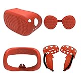 Silikon-Schutzhülle für Hüllen-Set, kompatibel mit Touch-Controller, Schutzhülle mit Griff, schweißfest, Silikonhülle, Gesichtspolster, rutschfest, Anti-Wurfgriff