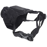 BAZEITFLOW Verstellbare Hund Augenmaske mit Elastischem Maulschutz zur Beruhigung bei Untersuchungen und Fellpflege Reiseübelkeitsschutz Größe L