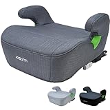 Osann Junior Isofix, Sitzerhöhung Auto Kinder, Kindersitzerhöhung mit Isofix, 126-150 cm (ca. 15-36 kg), Sitzschale i-Size - Elephant Grey