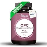 OPC Traubenkernextrakt - Hochdosiert mit 95% reines OPC - Aus französischen Weintrauben - Laborgeprüft (HPLC-Methode), Vegan - 180 Tabletten - Vitavea