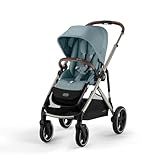 Gazelle S Kinderwagen Modularer Doppel-Kinderwagen für Säugling und Kleinkind, inklusive abnehmbarem Einkaufskorb, über 20 Konfigurationen, flach zusammenklappbar für einfache Lagerung