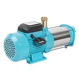 1300W Zentrifugalpumpe Kreiselpumpe Hauswasserwerk Druckschalter 9,8bar 4000L/H Gartenpumpe, für Bauernhof bewässert, Teichbewässert, Gartenbewissert, Brunnenmodellierung