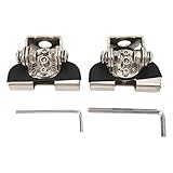 LED-Lichtleisten-Montagehalterungen, 2 Stück, universell verstellbar, Säulenhaube, LED-Arbeitsscheinwerfer-Montagehalterung, Klemmhalter, Grabenlichthalterungen