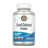 KAL Coral Calcium | 1000mg | 225g Pulver | laborgeprüft | Nahrungsergänzungsmittel aus dem reinen Calcium von Korallen | Erhaltung normaler Knochen & Zähne