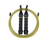 Picsil Schweres Springseil, 1 kg, professionell, ideal für Crossfit, Boxen, Fitness, verstellbares Springseil, trainiert sowohl Geschwindigkeit als auch Kraft, inkl. 5 mm Kabel