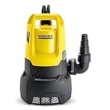 Kärcher SP 22.000 Dirt Schmutzwasser-Tauchpumpe, Fördermenge: 22.000 l/h, Eintauchtiefe: max. 7 m, für Schmutzwasser mit Partikeln bis zu einer Größe von 30 mm, Restwasserhöhe: 35 mm, Druck: 0,8 bar