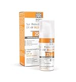 BODI BEAUTY Anti-Falten-Sonnenschutz LSF 25 mit Vitamin E und A, Beta-Carotin | nicht fettende Sonnencreme für das Gesicht, sofort wirksame Sonnenmilch mit leichter Textur | 50ml