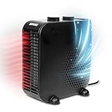 Duronic HV21 Heizlüfter, energiesparende Elektroheizung, Heizlüfter mit Überhitzungsschutz, 2000 Watt Heizung mit 2 Stufen, transportabler Heizkörper