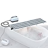 Luftsprudelbad Sprudelmatte Badewanne Surf Massage Badematte Rutschfeste Bubble Spa Matte Komfortable Ganzkörpermassage Tragbares Spa Schaumbad Massagegerät