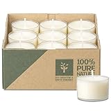 MiCasa SuCasa Teelichter - Nachhaltiges 18er Kerzen Set - 7h Brenndauer je - CO2-neutrale mini Kerzen - Veganes Teelicht (Rapswachs) - 100% recycelte Cups - Made in Germany - Plastikfreie Verpackung