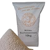 Mühlen Buchweizenmehl 10kg in bester Qualität, frisch aus der Rätze-Mühle 100% regional, naturbelassen Buchweizen gemahlen