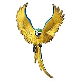 Design Toscano Wandfigur Phineas the Flapping Macaw, Flügelschlagender Vogel