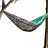 2 Person Hängematte - Hochleistungsschild im Freien, atmungsaktive Camping -Hängematte | Doppelbaum -Hängematten für das Wandern Rucksack, leichte Reisetockel für, Garten, Patio -Entsp