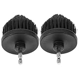 VICASKY 2 Stück Teiliges Bohrbürsten Set Reinigungsbürsten Aufsatz für Elektrowerkzeuge zum Entfernen von Flecken und Schmutz Küche Bad und Auto