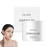 Zinksalbe Gegen Pickel, Zinksalbe Gesicht, Anti Pickel Creme Auch Bei Akne Am Po Und Rücken Geeignet, Zinksalbe Gesicht Zugsalbe Pickel - Akne Creme, Zink Salbe Gegen Mitesser und Unreine Haut (50g)