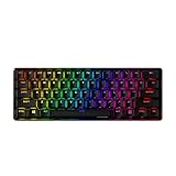 HyperX Alloy Origins 60 – Mechanische Gaming-Tastatur - Ultrakompakter 60% Formfaktor - HyperX Aqua Switch (Taktile) - Double Shot PBT-Keycaps- RGB-LEDHintergrundbeleuchtung, Schwarz