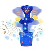 Hillylolly Huggy Wuggy Tanzend, Huggy Wuggy Singend, Sprechende Huggy Wuggy 32 cm, Huggy Wuggy Spielzeug Nachsprechen, Huggy Wuggy Plüschtier, Huggy Wuggy Figure, für Kinder Erwachsene Geschenk