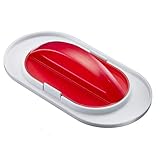 Westmark Fondantglätter und Cremespachtel, 2 in 1, Großer und kleiner Spatel, Kunststoff, Weiß/Rot, 30482280, 15.70 x 8.20 x 3.40 cm