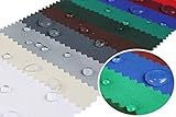 Wasserdichter Stoff PREMIUM PU/WD Outdoor Stoff Gewebe Abdeckplane/Wasserdicht (Dunkelgrau - 49)