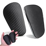 Piuluvor® Fußball Schienbeinschoner Klein Shin Pads Mini Schienbeinschoner Superleicht 40g Extra Klein 10 × 6,3cm Fußball Schoner für Herren, Damen, Kinder